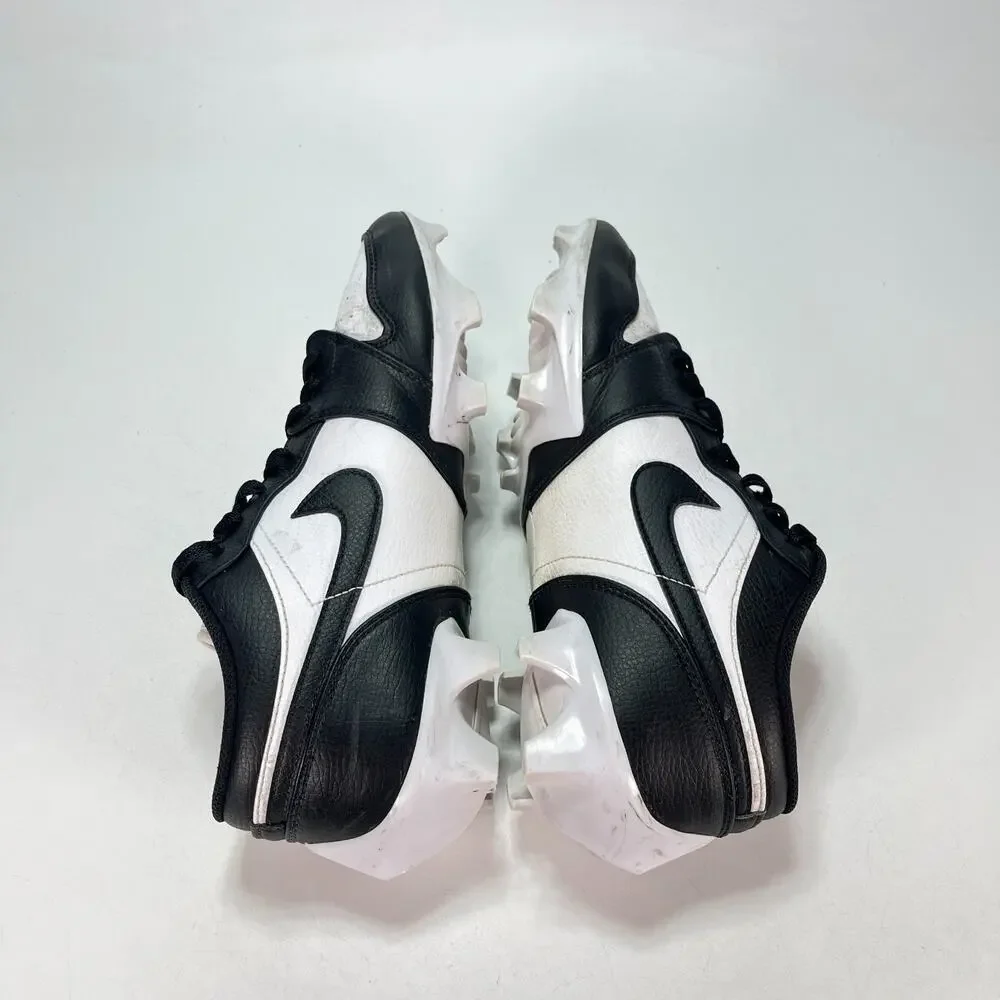 Air Jordan 1 Low TD Panda Athletic Football Cleat FJ6245-100 Men's Size 10.5